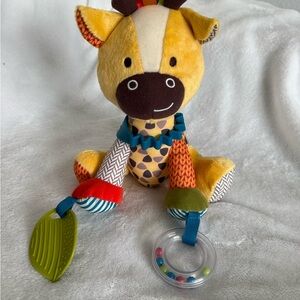 Skip Hop Multicolor Giraffe Plush baby Toy